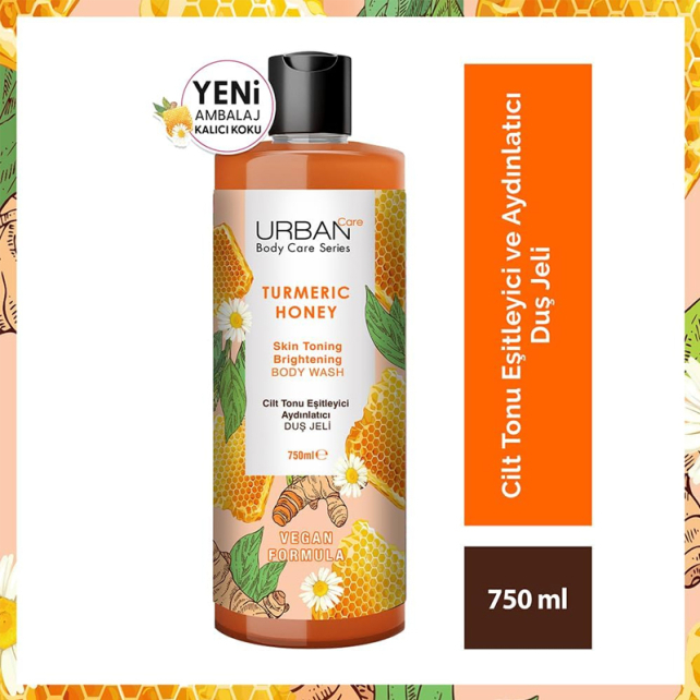 Urban Care Turmeric Honey Body Wash - Duş Jeli 750ml - 3
