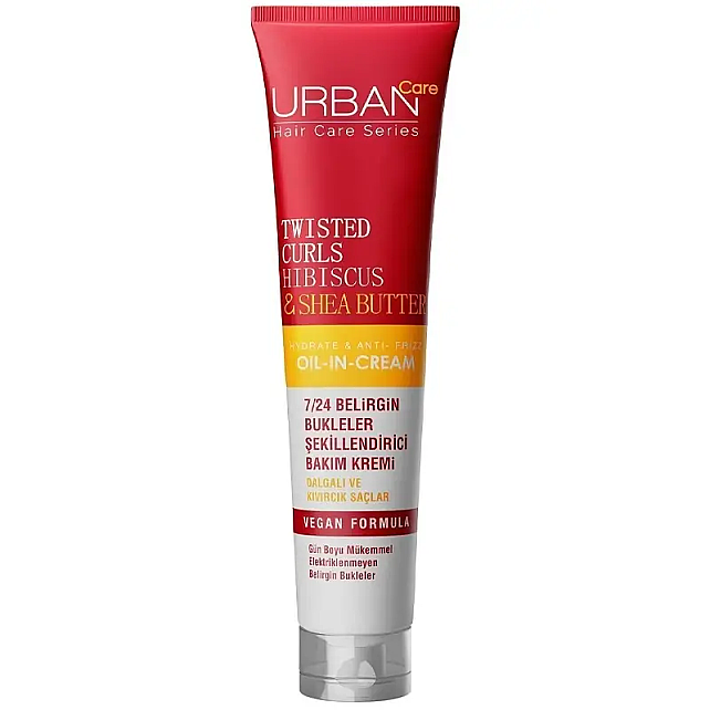 Urban Care Twisted Curls Hibiscus & Shea Butter - Bukle Belirginleştirici Durulanmayan Saç Kremi 200ml - 1