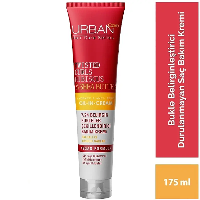 Urban Care Twisted Curls Hibiscus & Shea Butter - Bukle Belirginleştirici Durulanmayan Saç Kremi 200ml - 3