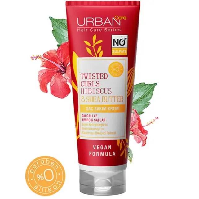 Urban Care Twisted Curls Hibiscus & Shea Butter - Bukle Belirginleştirici Saç Kremi 250ml - 2