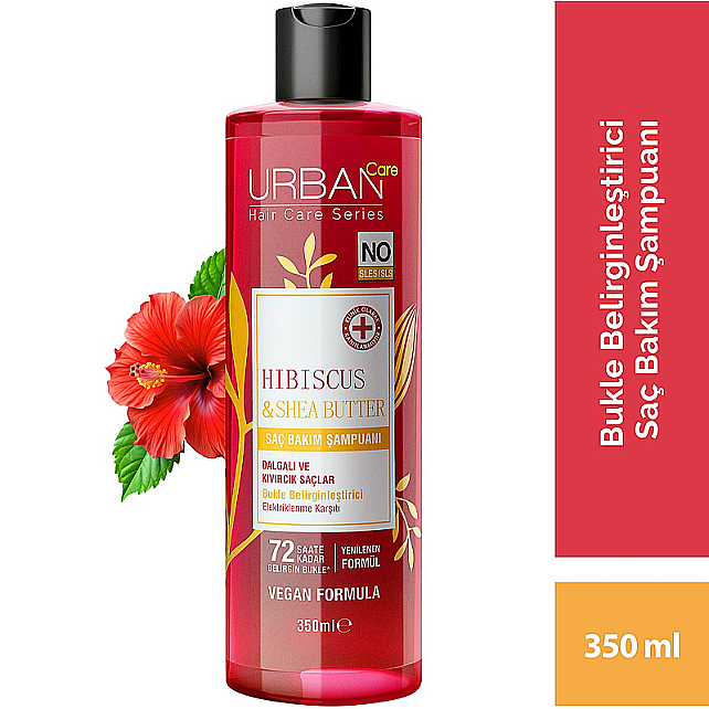 Urban Care Twisted Curls Hibiscus & Shea Butter - Bukle Belirginleştirici Şampuan 350ml - 6