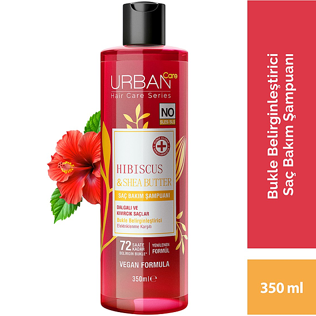 Urban Care Twisted Curls Hibiscus & Shea Butter - Bukle Belirginleştirici Şampuan 350ml - 6