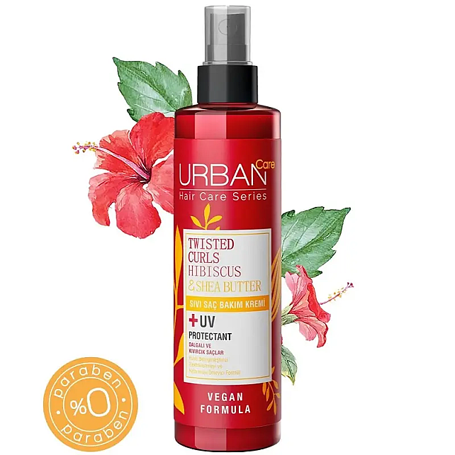 Urban Care Twisted Curls Hibiscus & Shea Butter - Bukle Belirginleştirici Sıvı Saç Kremi 200ml - 2