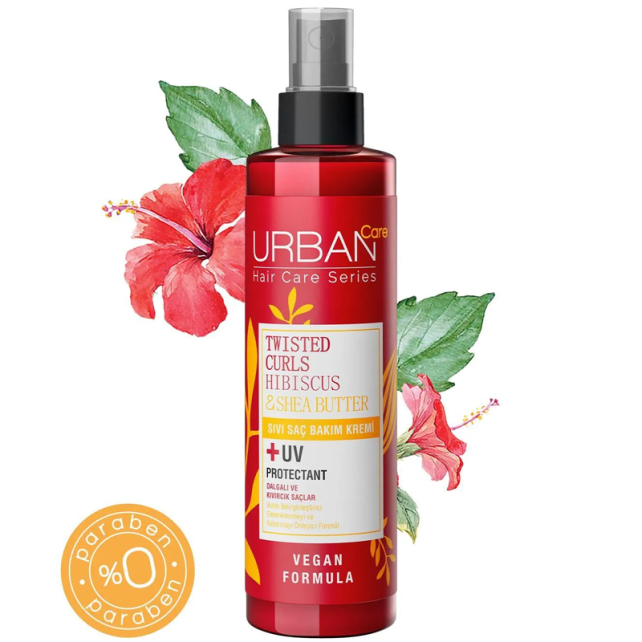 Urban Care Twisted Curls Hibiscus & Shea Butter - Bukle Belirginleştirici Sıvı Saç Kremi 200ml - 2