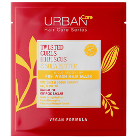 Urban Care Twisted Curls Hibiscus & Shea Butter Hair Mask - Saç Bakım Maskesi 50ml - Urban Care