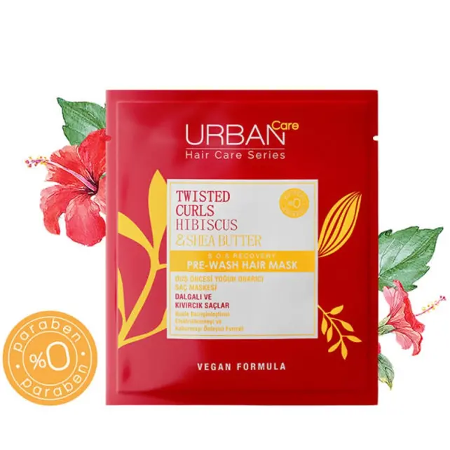 Urban Care Twisted Curls Hibiscus & Shea Butter Hair Mask - Saç Bakım Maskesi 50ml - 2