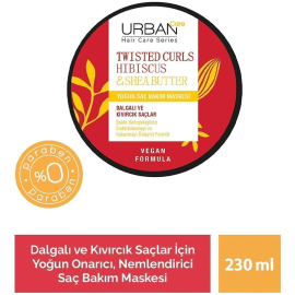 Urban Care Twisted Curls Hibiscus & Shea Butter Mask - Yoğun Saç Bakım Maskesi 230ml - 3