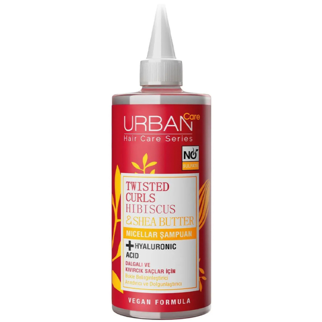 Urban Care Twisted Curls Hibiscus & Shea Butter - Saç Bakım Şampuanı 340ml - 1