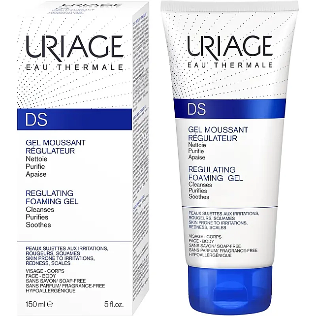 Uriage D.S. Gel Nettoyant - Kuru ve Hassas Cilt Temizleme Jeli 150ml - 1