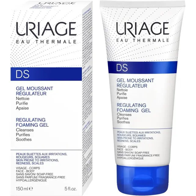 Uriage D.S. Gel Nettoyant - Kuru ve Hassas Cilt Temizleme Jeli 150ml - 1
