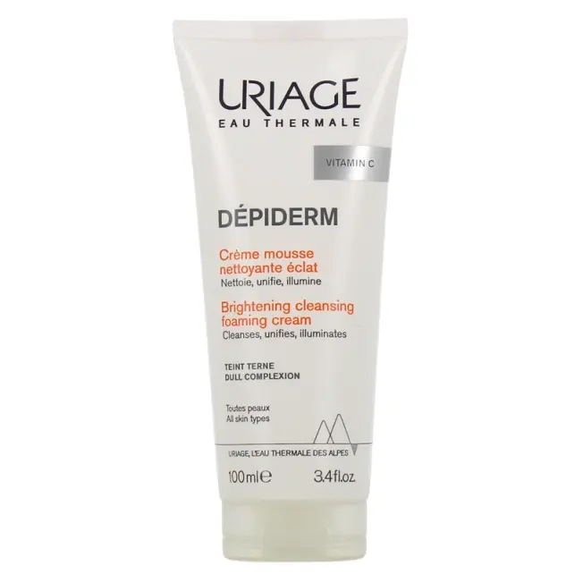 Uriage Depiderm Brightening Cleansing Foaming Cream - Aydınlatıcı Etkili Temizleyici 100ml - 1