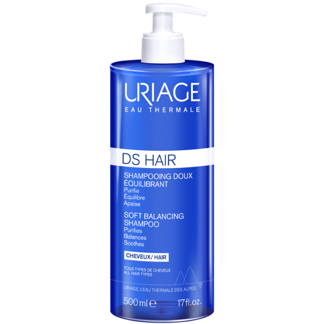 Uriage DS Hair Soft Balancing Shampoo - Kepek Karşıtı Saç Bakım Şampuanı 500ml - 1