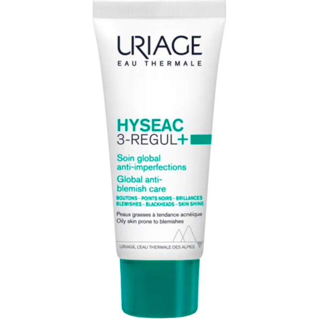 Uriage Hyseac 3 Regul+ Global Skin Care - Leke ve Siyah Nokta Karşıtı Krem 40ml - 1