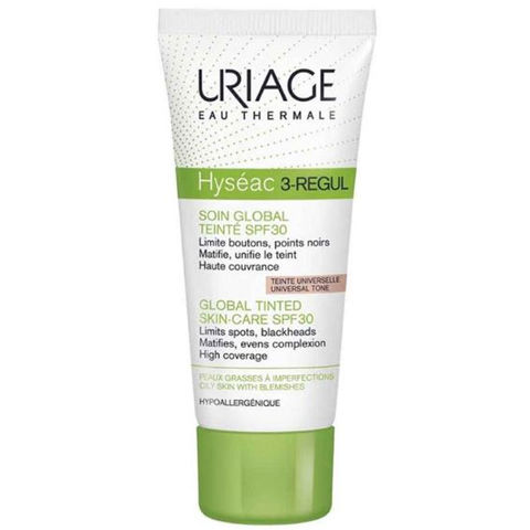 Uriage Hyseac 3-Regul Global Tinted Skin Care SPF30 - Akneli Cilt Renkli Bakım Kremi 40ml Uriage Hyseac 3-Regul Global Tinted Skin Care SPF30 - Akneli Cilt Renkli Bakım Kremi 40ml