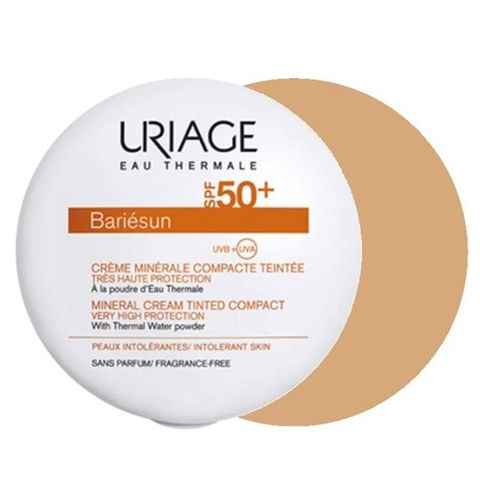 Uriage Bariesun SPF50+ Mineral Cream Tinted Compact - Kompakt Renkli Güneş Koruyucu Fair Tint 10g Uriage Bariesun SPF50+ Mineral Cream Tinted Compact - Kompakt Renkli Güneş Koruyucu Fair Tint 10g