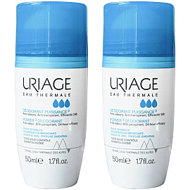 Uriage Puissance Roll-On Deodorant 50mlx2 - Uriage