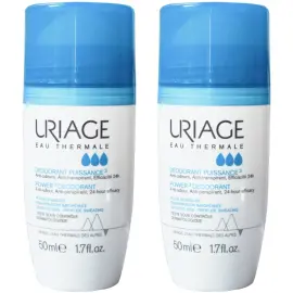 Uriage Puissance Roll On Deodorant 50mlx2 - Uriage