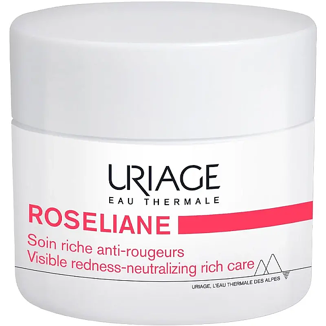 Uriage Roseliane Anti-Redness Rich Cream - Kızarık Ciltler İçin Bakım Kremi 50ml - 1