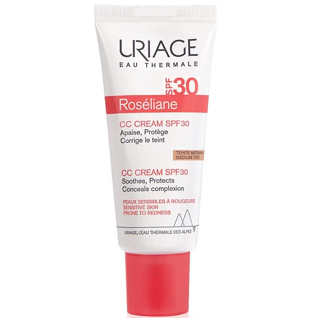 Uriage Roseliane CC Cream SPF 30 - Kızarık Ciltler İçin Renkli Bakım Kremi 40ml - 1