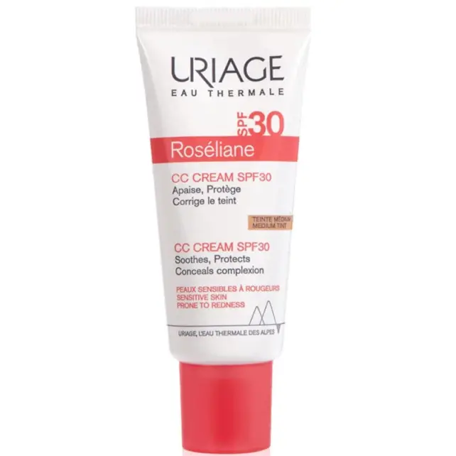 Uriage Roseliane CC Cream SPF 30 - Kızarık Ciltler için Renkli Bakım Kremi 40ml - 1