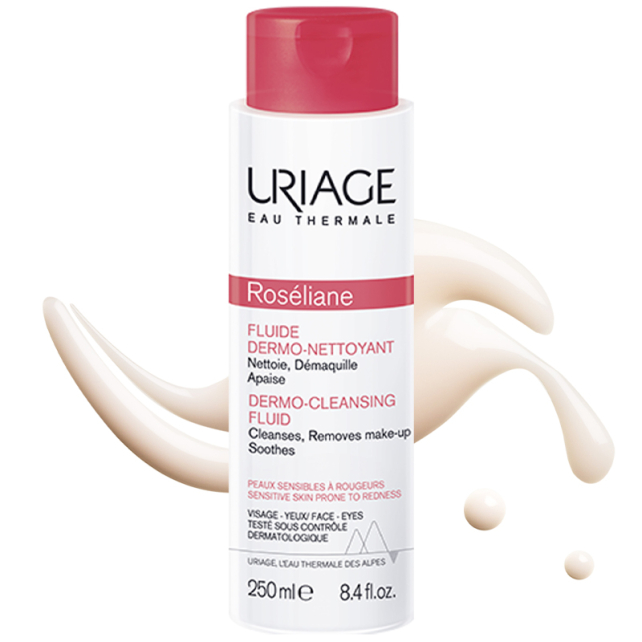 Uriage Roseliane Cleansing Fluid - Kızarık Ciltler için Temizleme Losyonu 250ml - 2