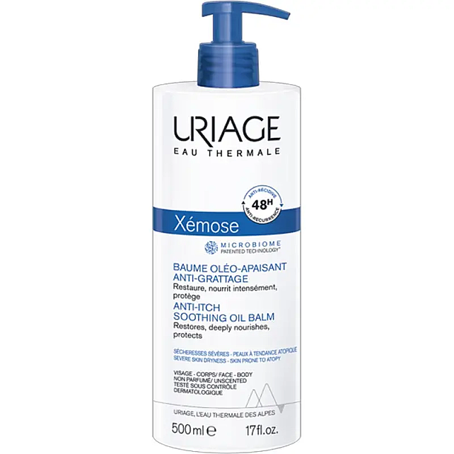 Uriage Xemose Anti Itch Soothing Oil Balm - Atopik Ciltler İçin Balsam 500ml - 1