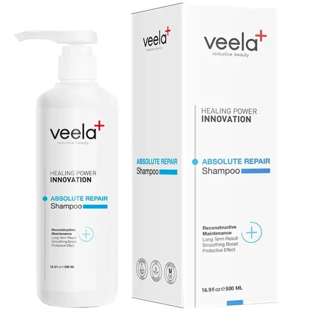 Veela Absolute Repair Shampoo - Onarıcı Etkili Saç Bakım Şampuanı 500ml - 1