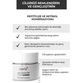 Veela Age Corrector Cream - Yaşlanma Karşıtı Bakım Kremi 50ml - 3