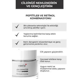 Veela Age Corrector Cream - Yaşlanma Karşıtı Bakım Kremi 50ml - 3