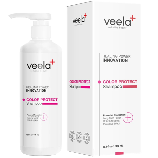 Veela Color Protect Shampoo - Boyalı Saç Bakım Şampuanı 500ml - 1
