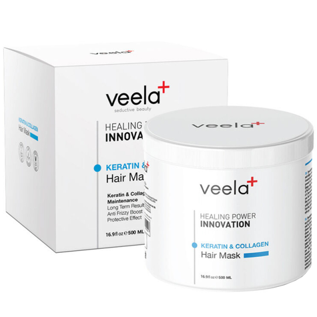 Veela Keratin Collagen Hair Mask - Saç Bakım Maskesi 500ml - 1