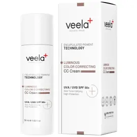 Veela Luminous Color Correcting CC Cream SPF 50+ Renkli Nemlendirici 50ml - 1