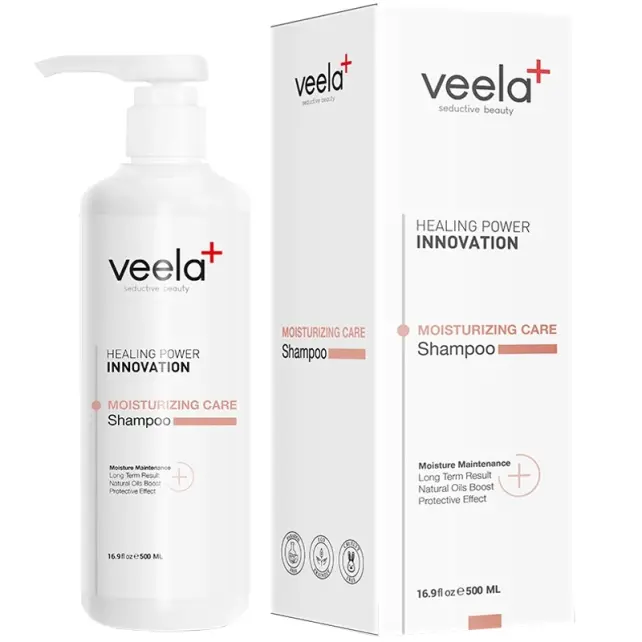 Veela Moisturizing Care Shampoo - Nemlendirici Saç Bakım Şampuanı 500ml - 1