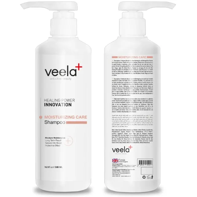 Veela Moisturizing Care Shampoo - Nemlendirici Saç Bakım Şampuanı 500ml - 2