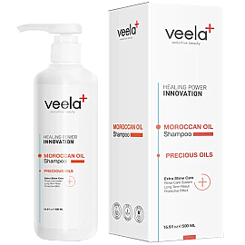 Veela Moroccan Oil Shampoo - Nemlendirici Saç Bakım Şampuanı 500ml - Veela