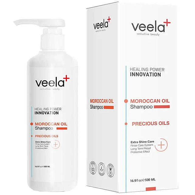 Veela Moroccan Oil Shampoo - Nemlendirici Saç Bakım Şampuanı 500ml - 1