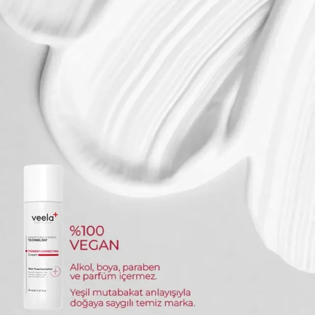 Veela Pigment Correcting Cream - Ton Farklılıklarına Karşı Bakım Kremi 30ml - 4