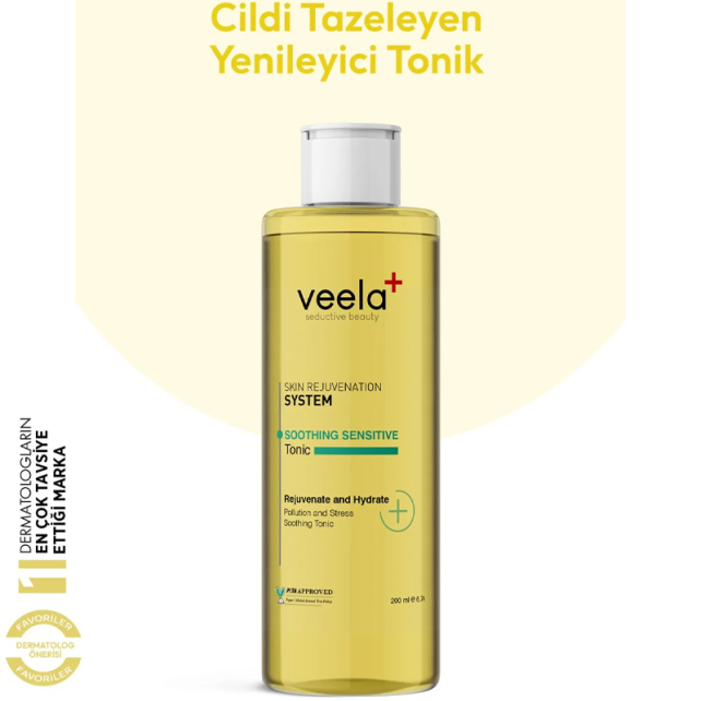 Veela Soothing Sensitive Tonic - Cilt Bakım Toniği 200ml - 2