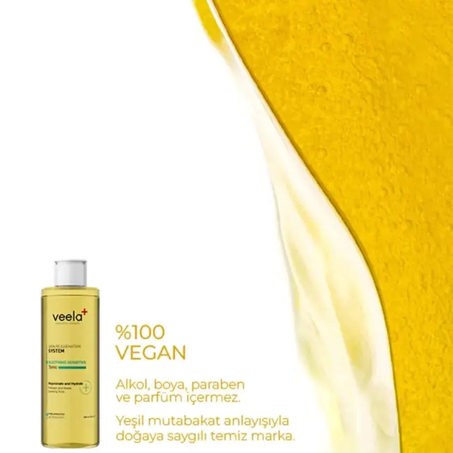 Veela Soothing Sensitive Tonic - Cilt Bakım Toniği 200ml - 5