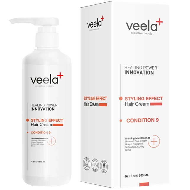 Veela Styling Effect Hair Cream - Durulanmayan Şekillendirici Bakım Kremi 500ml - 1