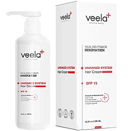 Veela Unrinsed System Hair Cream - Durulanmayan Saç Bakım Kremi 500ml - Veela