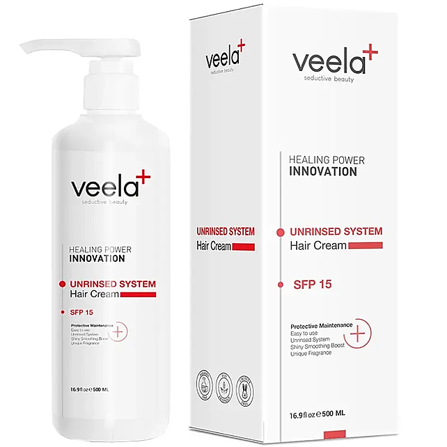 Veela Unrinsed System Hair Cream - Durulanmayan Saç Bakım Kremi 500ml - 1
