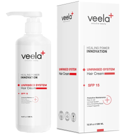Veela Unrinsed System Hair Cream - Durulanmayan Saç Bakım Kremi 500ml - Veela
