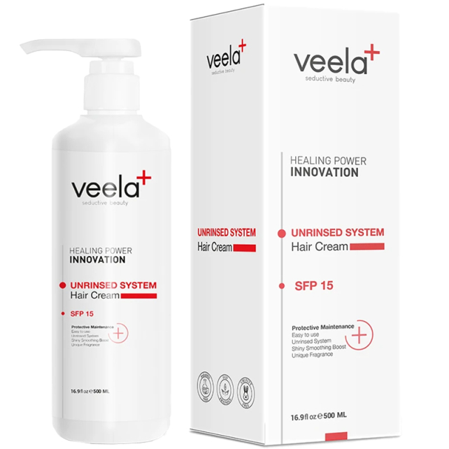 Veela Unrinsed System Hair Cream - Durulanmayan Saç Bakım Kremi 500ml - 1