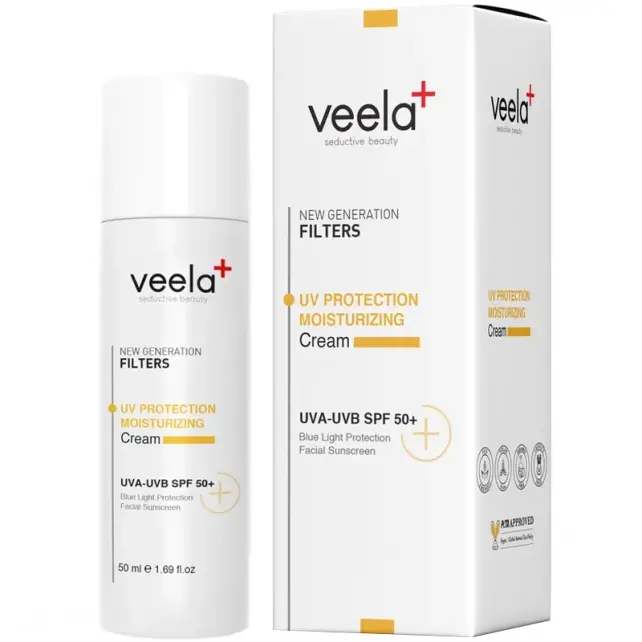 Veela UV Protection Mousturizing Cream SPF 50+ Güneş Kremi 50ml - 1