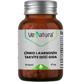 Venatura Çinko L Karnosin Takviye Edici Gıda 60 Kapsül - Venatura