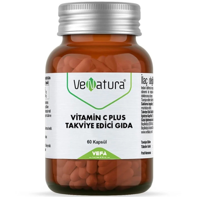 Venatura Vitamin C Plus - Takviye Edici Gıda 60 Kapsül - 1