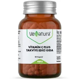 Venatura Vitamin C Plus - Takviye Edici Gıda 60 Kapsül - Venatura