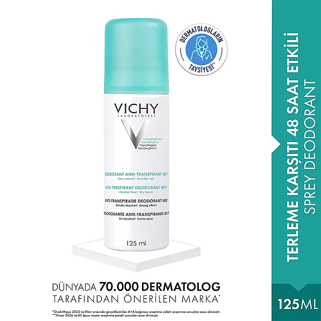 Vichy Anti-Transpirant Terleme Karşıtı Deodorant 125ml - 2