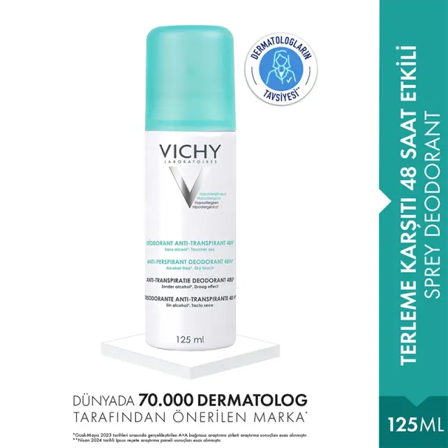 Vichy Anti-Transpirant Terleme Karşıtı Deodorant 125ml - 2